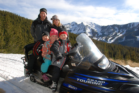 Family Snowmobile